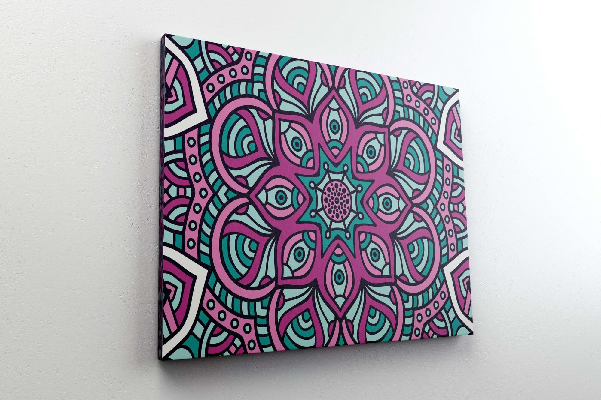BLACKLUXE LIFESTYLE LTD Mandala Art Painting For Wall Decoration With Frame Canvas Painting For Living Room Bedroom Home Office & Hotels - BLACKLUXECRAFTS