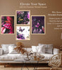 Purple Butterfly & Floral Wall Art Set of 4 | Modern Nature Canvas Prints | Elegant Framed Artwork for Living Room, Bedroom & Home Decor
( 36X24 Inches ) (BLACKLUXE CRAFTS) - BLACKLUXECRAFTS