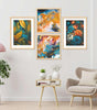 Modern Abstract & Floral Wall Art Set of 4 | Framed Canvas Prints for Living Room, Bedroom & Office Decor | Luxury Home Decoration
( 36X24 Inches ) (BLACKLUXE CRAFTS) - BLACKLUXECRAFTS