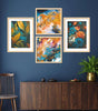 Modern Abstract & Floral Wall Art Set of 4 | Framed Canvas Prints for Living Room, Bedroom & Office Decor | Luxury Home Decoration
( 36X24 Inches ) (BLACKLUXE CRAFTS) - BLACKLUXECRAFTS