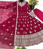 Embroidered Anarkali Suit with Dupatta – Festive Wedding Party Wear Indian Outfit for Women (BLACKLUXE CRAFTS) - BLACKLUXECRAFTS