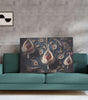 BLACKLUXE LIFESTYLE LTD Flower Paintings For Wall Decoration With Frame Canvas Painting For Living Room Bedroom Home Office & Hotels - BLACKLUXECRAFTS