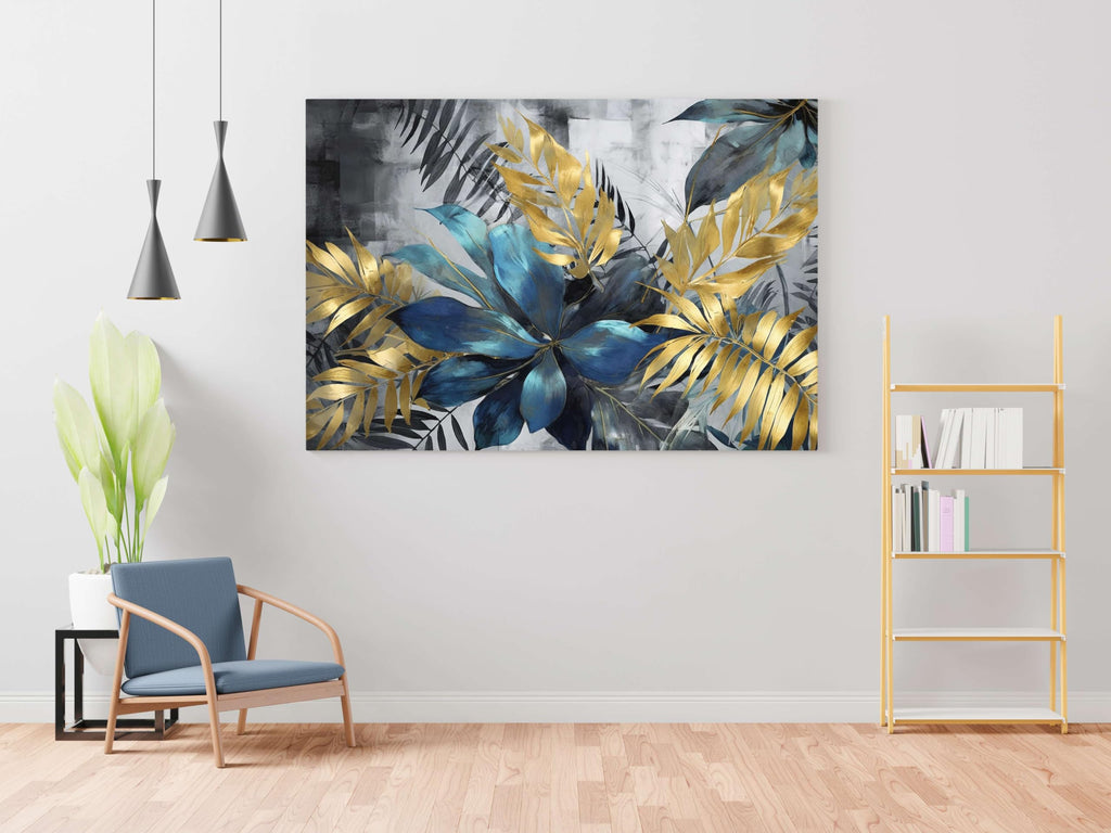BLACKLUXE LIFESTYLE LTD Flower Paintings For Wall Decoration With Frame Canvas Painting For Living Room Bedroom Home Office & Hotels - BLACKLUXECRAFTS