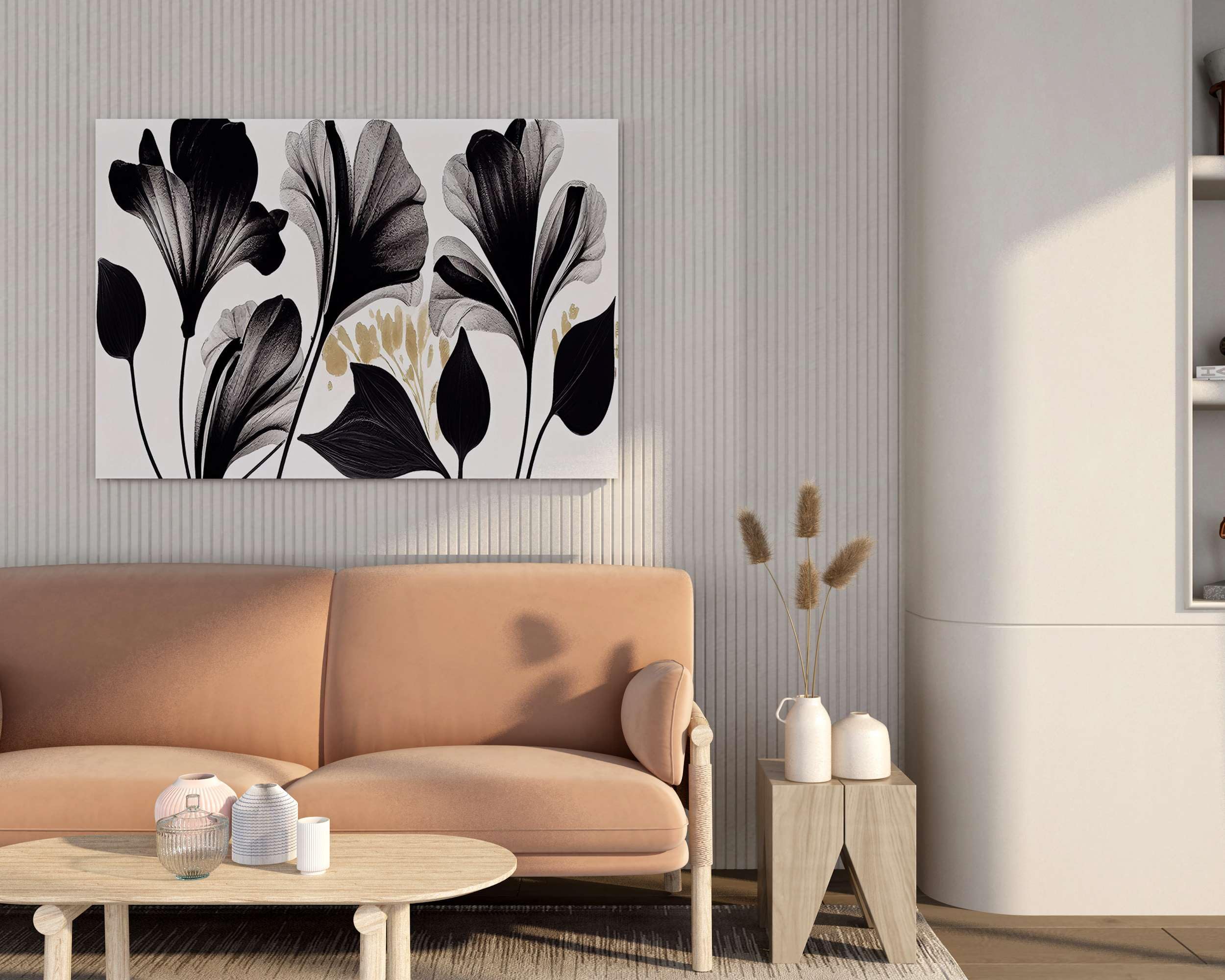 BLACKLUXE LIFESTYLE LTD Flower Paintings For Wall Decoration With Frame Canvas Painting For Living Room Bedroom Home Office & Hotels - BLACKLUXECRAFTS