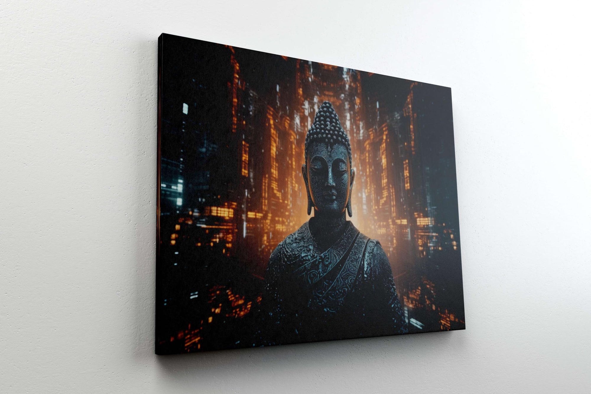 BLACKLUXE LIFESTYLE LTD Buddha Paintings For Wall Decoration With Frame Canvas Painting For Living Room Bedroom Home Office & Hotels - BLACKLUXECRAFTS
