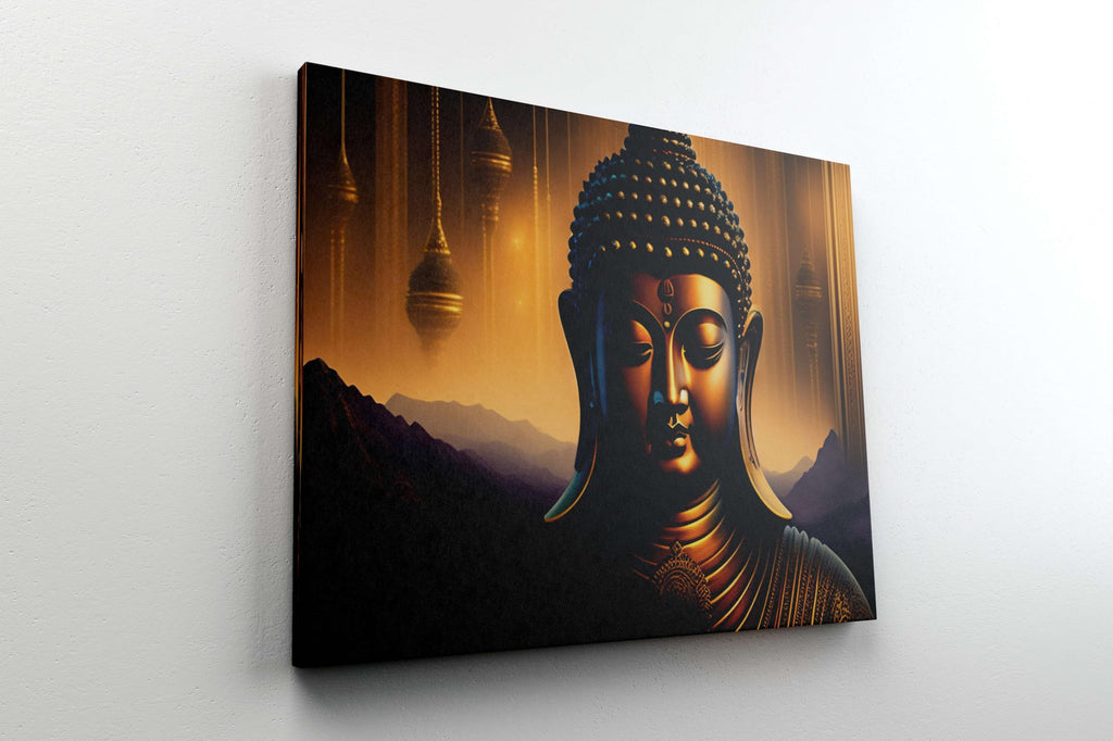 BLACKLUXE LIFESTYLE LTD Buddha Paintings For Wall Decoration With Frame Canvas Painting For Living Room Bedroom Home Office & Hotels - BLACKLUXECRAFTS