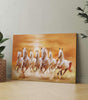 BLACKLUXE LIFESTYLE LTD Seven Horse Painting For Wall Decoration With Frame Canvas Painting For Living Room Bedroom Home Office & Hotels - BLACKLUXECRAFTS