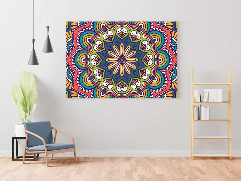 BLACKLUXE LIFESTYLE LTD Mandala Art Painting For Wall Decoration With Frame Canvas Painting For Living Room Bedroom Home Office & Hotels - BLACKLUXECRAFTS