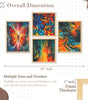 Abstract Butterfly & Colorful Wall Art Set – Modern Canvas Prints | Handmade Indian Home Decor for Living Room, Bedroom & Office
( 36X24 Inches ) (BLACKLUXE CRAFTS) - BLACKLUXECRAFTS