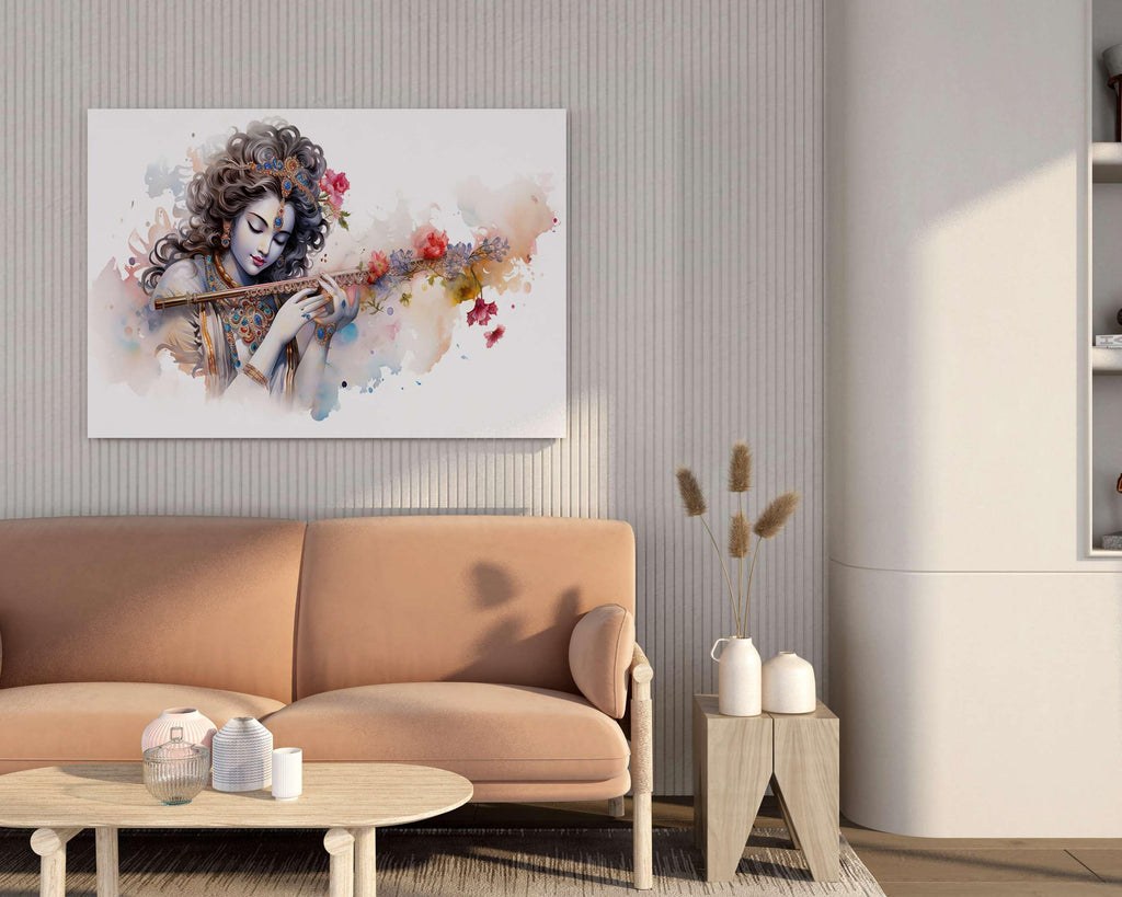 BLACKLUXE LIFESTYLE LTD Radha Krishna Paintings For Wall Decoration With Frame Canvas Painting For Living Room Bedroom Home Office & Hotels - BLACKLUXECRAFTS