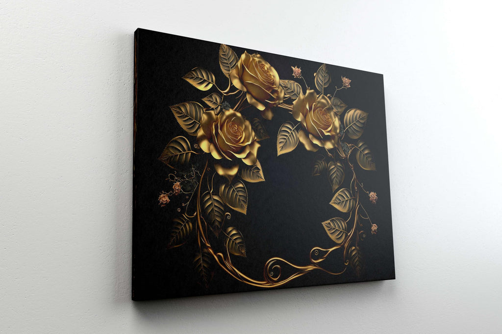 BLACKLUXE LIFESTYLE LTD Flower Paintings For Wall Decoration With Frame Canvas Painting For Living Room Bedroom Home Office & Hotels - BLACKLUXECRAFTS