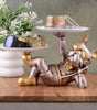 Vintage Bulldog Figurine Jewelry & Watch Holder – Resin Dog Statue with Sunglasses, Double Tray Decorative Storage for Home Décor (BLACKLUXE CRAFTS) - BLACKLUXECRAFTS