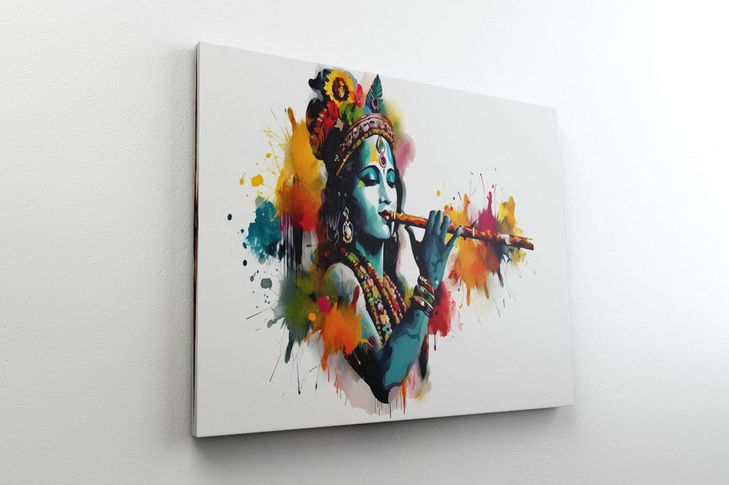 BLACKLUXE LIFESTYLE LTD Radha Krishna Paintings For Wall Decoration With Frame Canvas Painting For Living Room Bedroom Home Office & Hotels - BLACKLUXECRAFTS