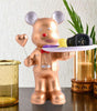 Handmade Resin Bear Tray with Heart Balloon – Decorative Organizer for Keys, Watch, Jewelry & Snacks | Modern Home Decor Gift from India (BLACKLUXE CRAFTS) - BLACKLUXECRAFTS