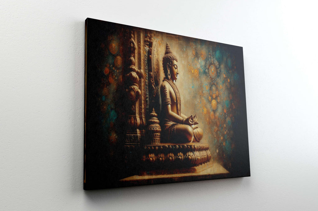 BLACKLUXE LIFESTYLE LTD Buddha Paintings For Wall Decoration With Frame Canvas Painting For Living Room Bedroom Home Office & Hotels - BLACKLUXECRAFTS