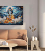 BLACKLUXE LIFESTYLE LTD Radha Krishna Paintings For Wall Decoration With Frame Canvas Painting For Living Room Bedroom Home Office & Hotels - BLACKLUXECRAFTS