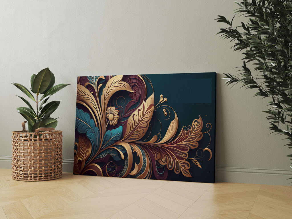 BLACKLUXE LIFESTYLE LTD Flower Paintings For Wall Decoration With Frame Canvas Painting For Living Room Bedroom Home Office & Hotels - BLACKLUXECRAFTS