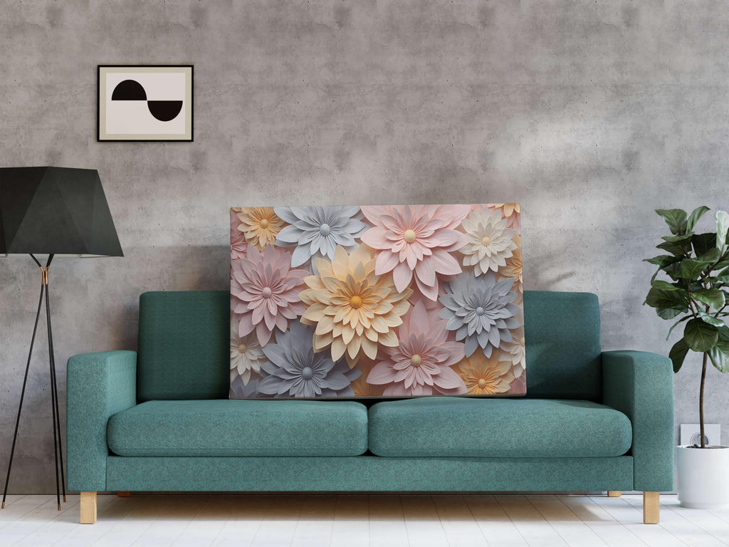 BLACKLUXE LIFESTYLE LTD Flower Paintings For Wall Decoration With Frame Canvas Painting For Living Room Bedroom Home Office & Hotels - BLACKLUXECRAFTS