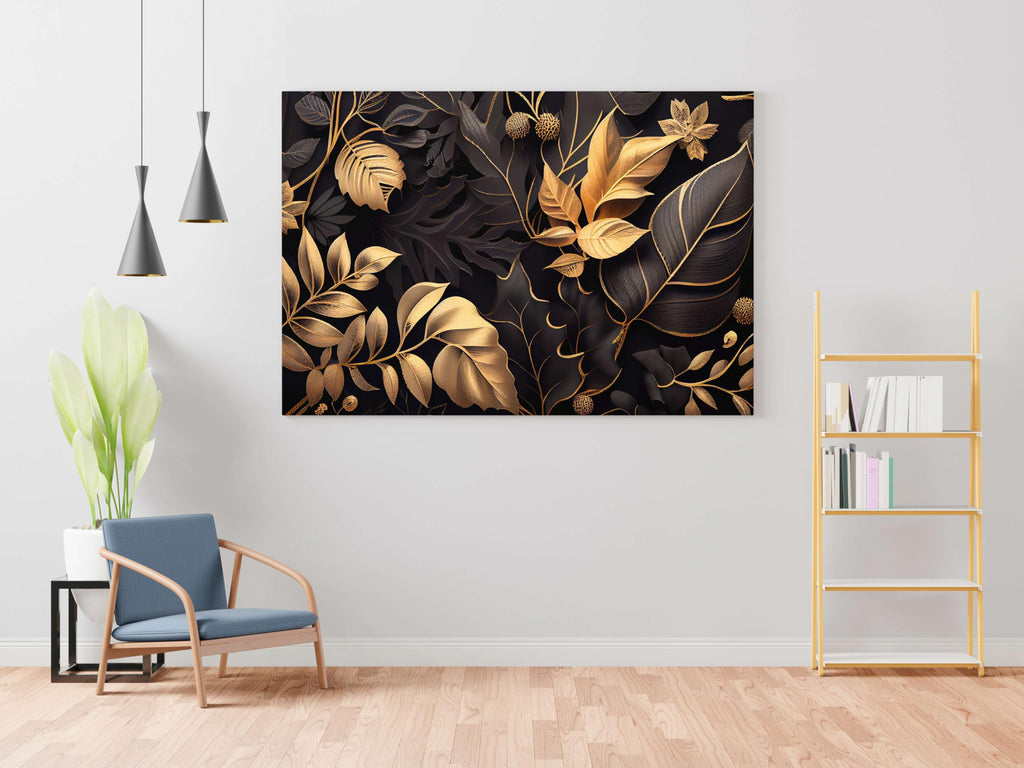 BLACKLUXE LIFESTYLE LTD Flower Paintings For Wall Decoration With Frame Canvas Painting For Living Room Bedroom Home Office & Hotels - BLACKLUXECRAFTS