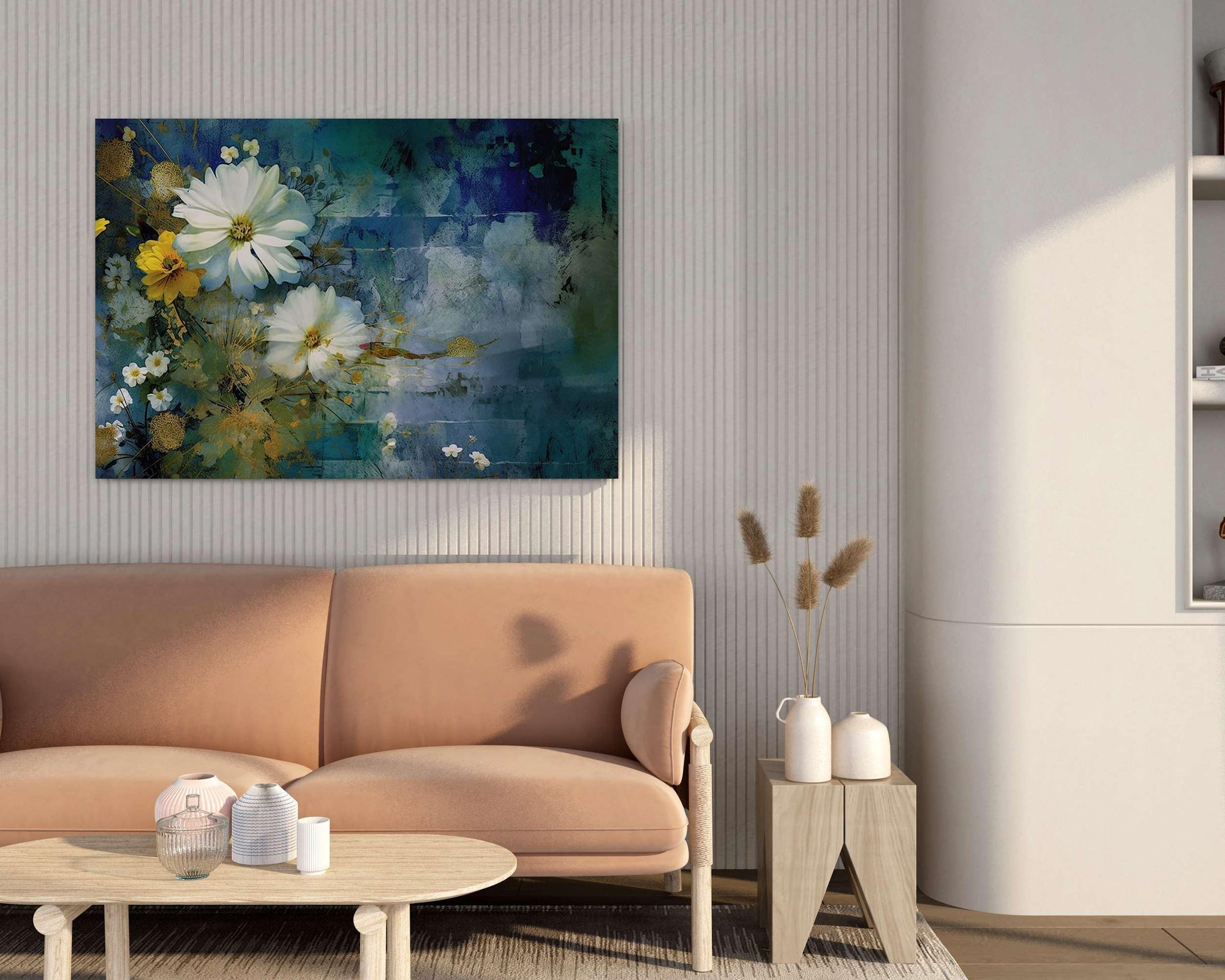 BLACKLUXE LIFESTYLE LTD Flower Paintings For Wall Decoration With Frame Canvas Painting For Living Room Bedroom Home Office & Hotels - BLACKLUXECRAFTS
