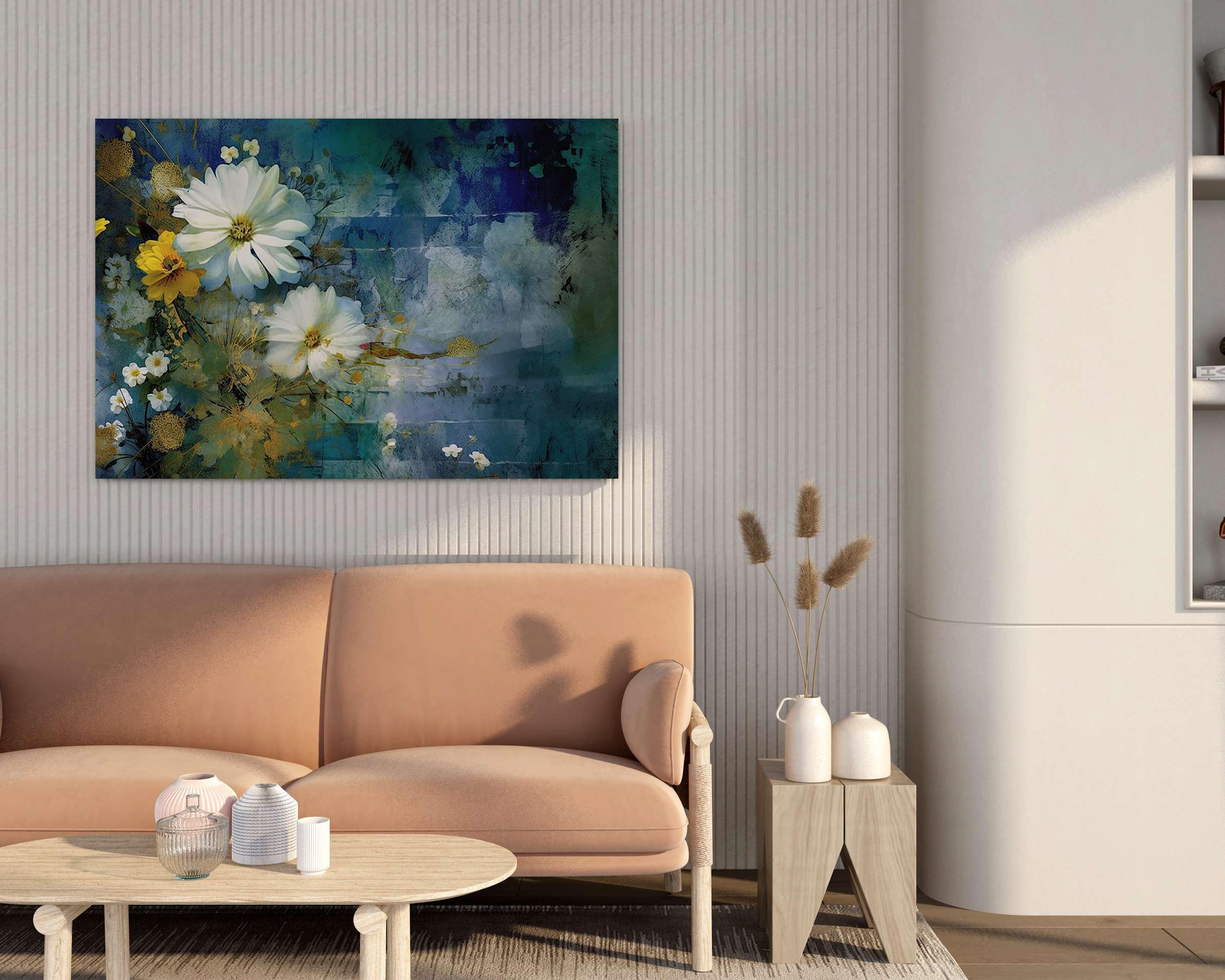 BLACKLUXE LIFESTYLE LTD Flower Paintings For Wall Decoration With Frame Canvas Painting For Living Room Bedroom Home Office & Hotels - BLACKLUXECRAFTS