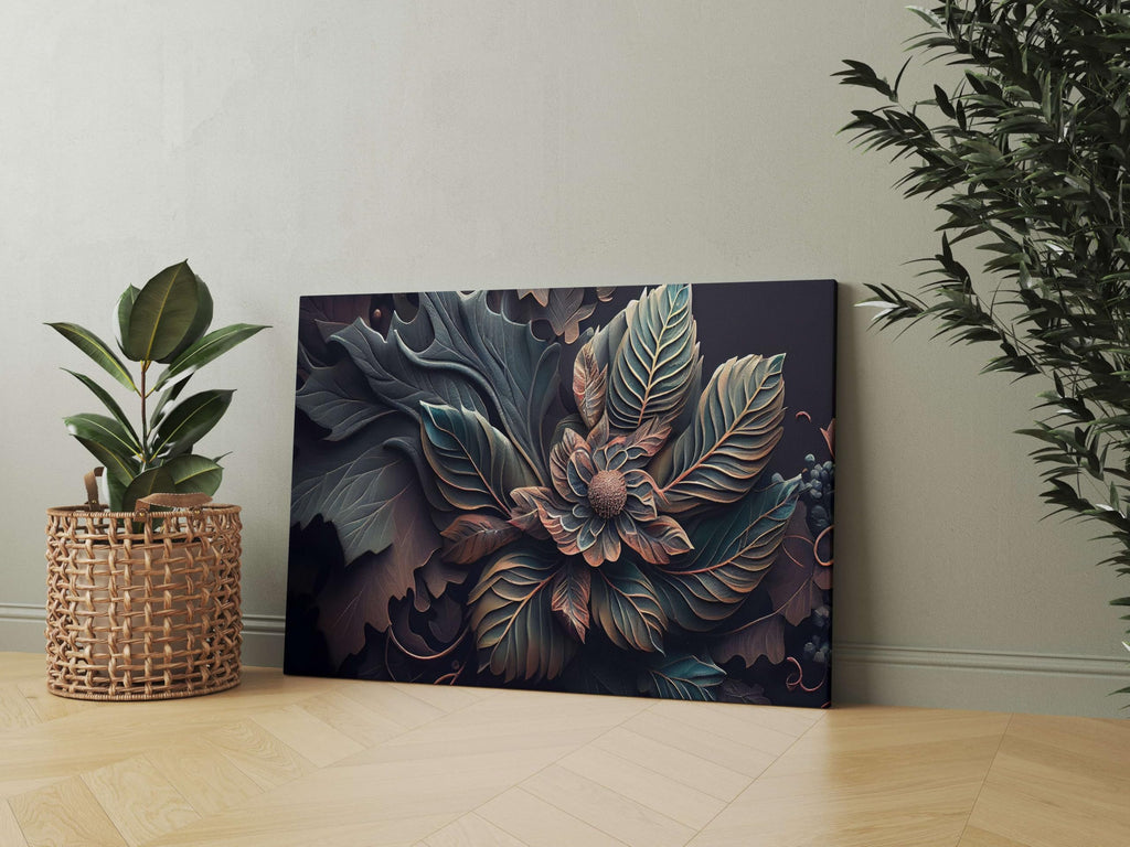BLACKLUXE LIFESTYLE LTD Flower Paintings For Wall Decoration With Frame Canvas Painting For Living Room Bedroom Home Office & Hotels - BLACKLUXECRAFTS