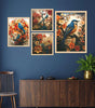 Bird and Floral Wall Art Set of 4 | Colorful Nature Canvas Prints with Blue Birds & Flowers | Elegant Botanical Wall Decor for Living Room & Bedroom
( 36X24 Inches ) (BLACKLUXE CRAFTS) - BLACKLUXECRAFTS