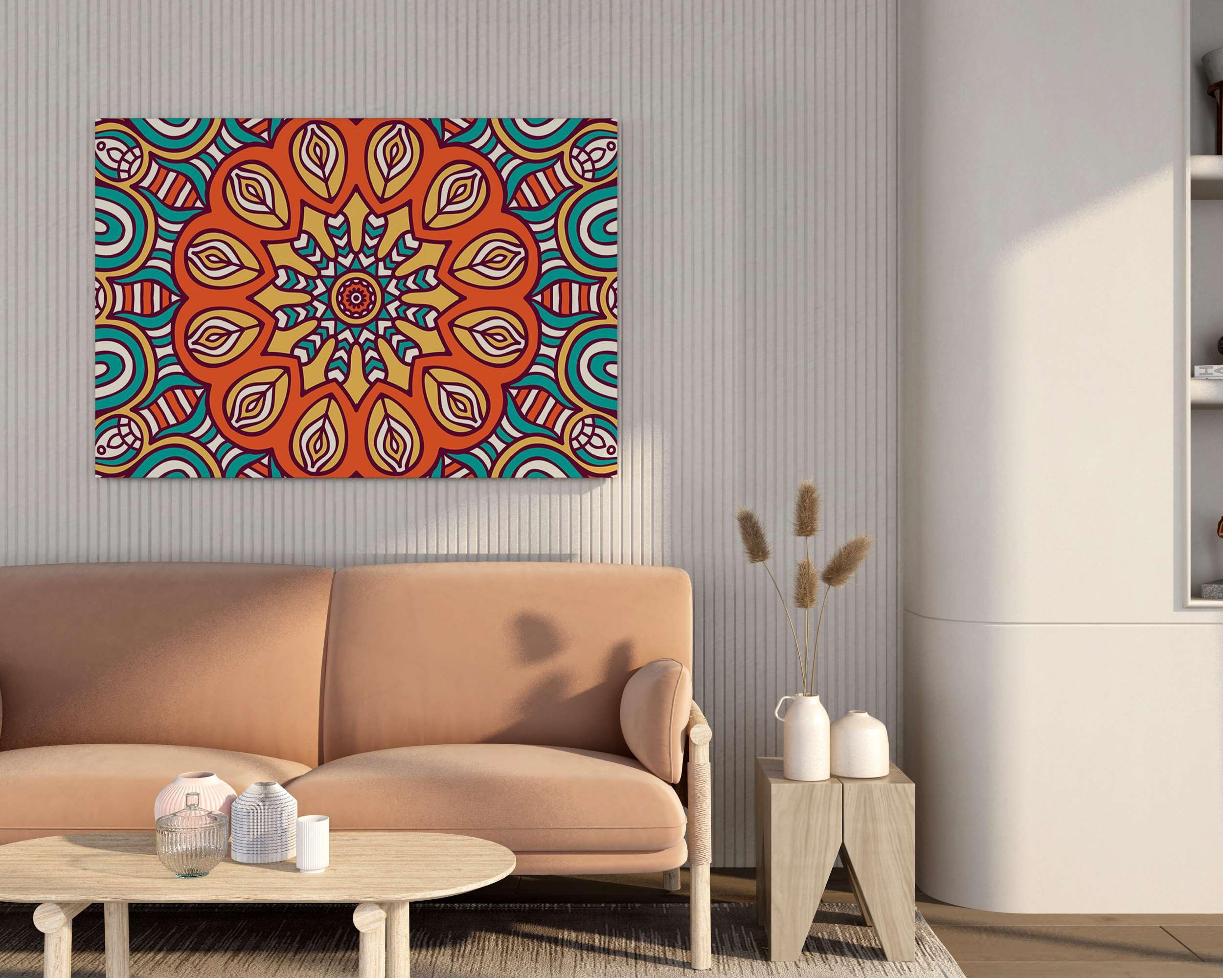 BLACKLUXE LIFESTYLE LTD Mandala Art Painting For Wall Decoration With Frame Canvas Painting For Living Room Bedroom Home Office & Hotels - BLACKLUXECRAFTS