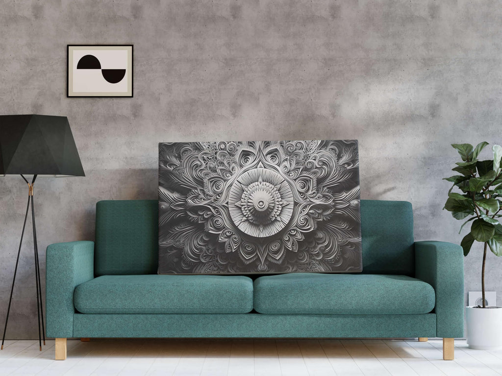 BLACKLUXE LIFESTYLE LTD Mandala Art Painting For Wall Decoration With Frame Canvas Painting For Living Room Bedroom Home Office & Hotels - BLACKLUXECRAFTS