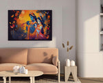 BLACKLUXE LIFESTYLE LTD Radha Krishna Paintings For Wall Decoration With Frame Canvas Painting For Living Room Bedroom Home Office & Hotels - BLACKLUXECRAFTS