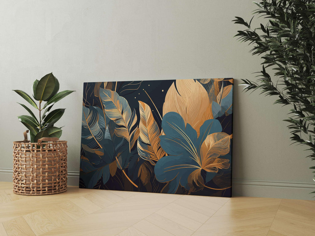 BLACKLUXE LIFESTYLE LTD Flower Paintings For Wall Decoration With Frame Canvas Painting For Living Room Bedroom Home Office & Hotels - BLACKLUXECRAFTS