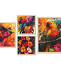 Tropical Parrot Wall Art Set of 4 | Colorful Bird & Floral Canvas Prints | Exotic Jungle Theme Home Decor for Living Room, Bedroom & Office
( 36X24 Inches ) (BLACKLUXE CRAFTS) - BLACKLUXECRAFTS