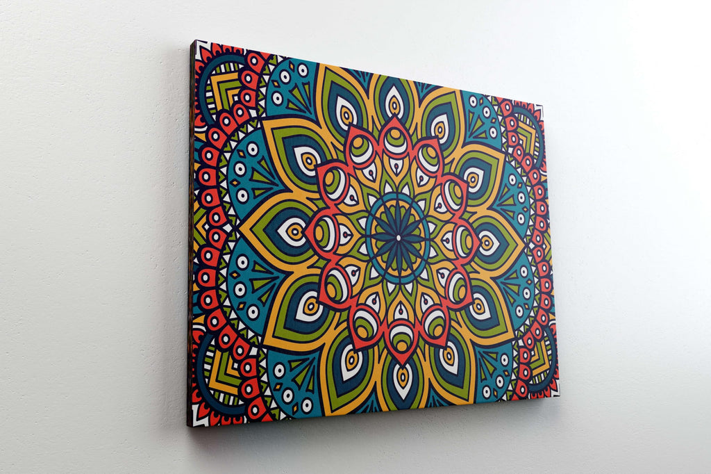 BLACKLUXE LIFESTYLE LTD Mandala Art Painting For Wall Decoration With Frame Canvas Painting For Living Room Bedroom Home Office & Hotels - BLACKLUXECRAFTS