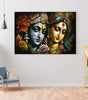 BLACKLUXE LIFESTYLE LTD Radha Krishna Paintings For Wall Decoration With Frame Canvas Painting For Living Room Bedroom Home Office & Hotels - BLACKLUXECRAFTS