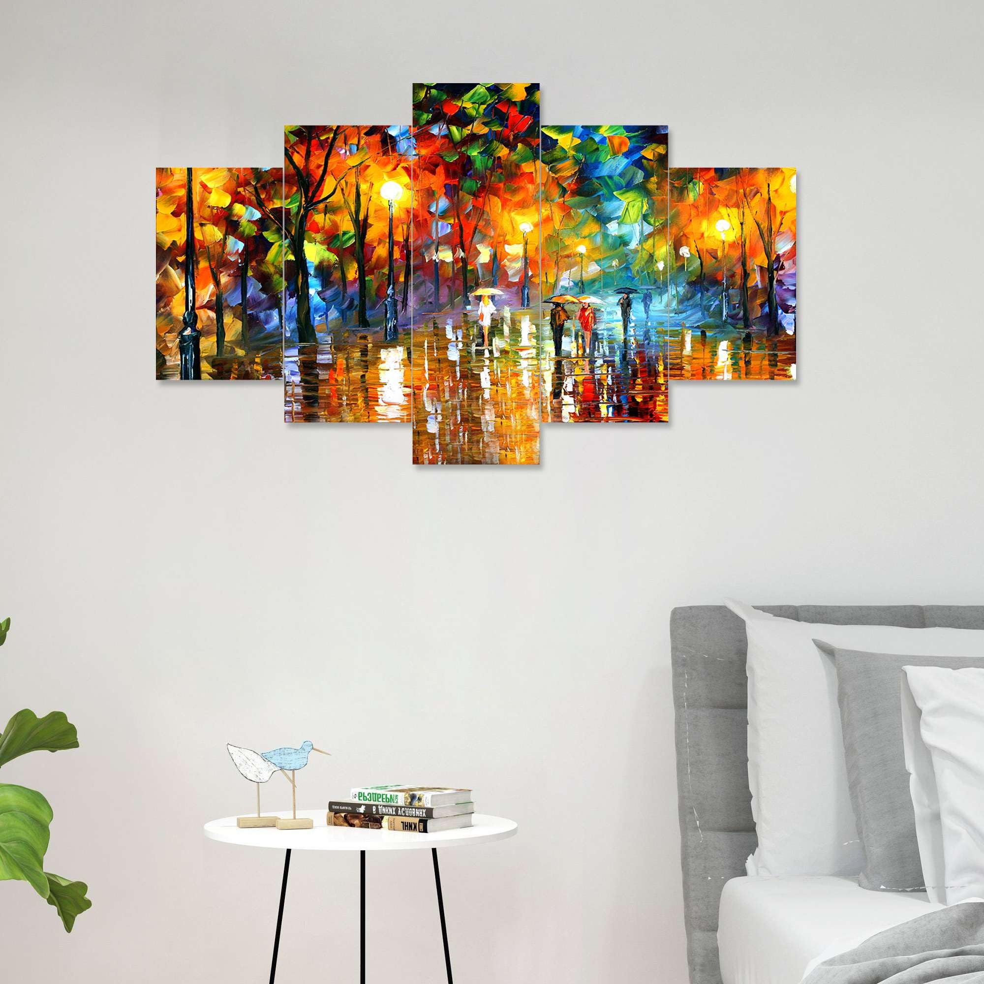 BLACKLUXE LIFESTYLE LTD Set of Five MDF Framed 3D Wall Painting for Home Decoration, Big Size Painting for Living Room, Bedroom (17x30 inches) WE 44 - BLACKLUXECRAFTS