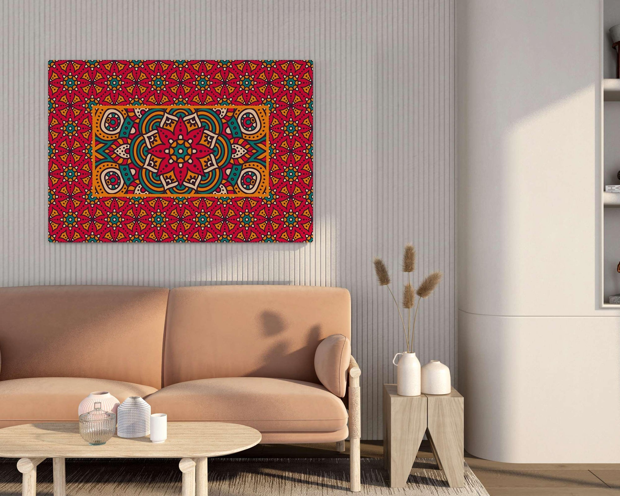 BLACKLUXE LIFESTYLE LTD Mandala Art Painting For Wall Decoration With Frame Canvas Painting For Living Room Bedroom Home Office & Hotels - BLACKLUXECRAFTS