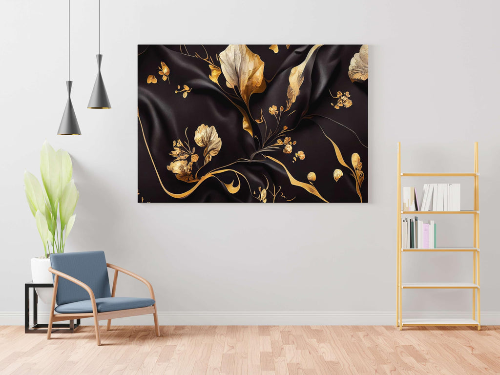 BLACKLUXE LIFESTYLE LTD Flower Paintings For Wall Decoration With Frame Canvas Painting For Living Room Bedroom Home Office & Hotels - BLACKLUXECRAFTS
