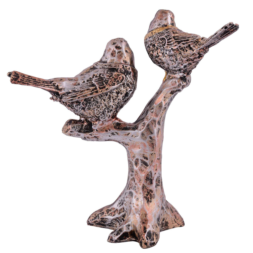 Antique Love Birds on Tree Branch – Elegant Resin Couple Figurine for Home, Living Room & Gift Décor (BLACKLUXE CRAFTS) - BLACKLUXECRAFTS