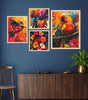 Tropical Parrot Wall Art Set of 4 | Colorful Bird & Floral Canvas Prints | Exotic Jungle Theme Home Decor for Living Room, Bedroom & Office
( 36X24 Inches ) (BLACKLUXE CRAFTS) - BLACKLUXECRAFTS