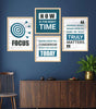Inspirational Wall Art Set of 4 | Motivational Quote Framed Prints for Office, Home, and Bedroom Decor | Modern Positive Focus Artwork
( 36X24 Inches ) (BLACKLUXE CRAFTS) - BLACKLUXECRAFTS