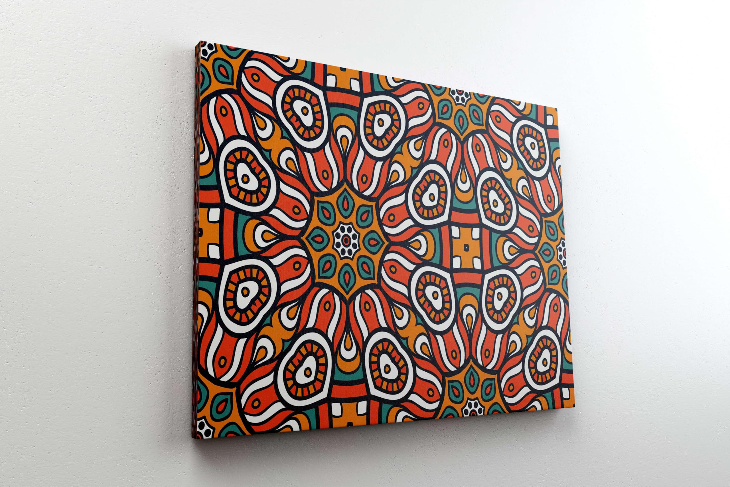 BLACKLUXE LIFESTYLE LTD Mandala Art Painting For Wall Decoration With Frame Canvas Painting For Living Room Bedroom Home Office & Hotels - BLACKLUXECRAFTS