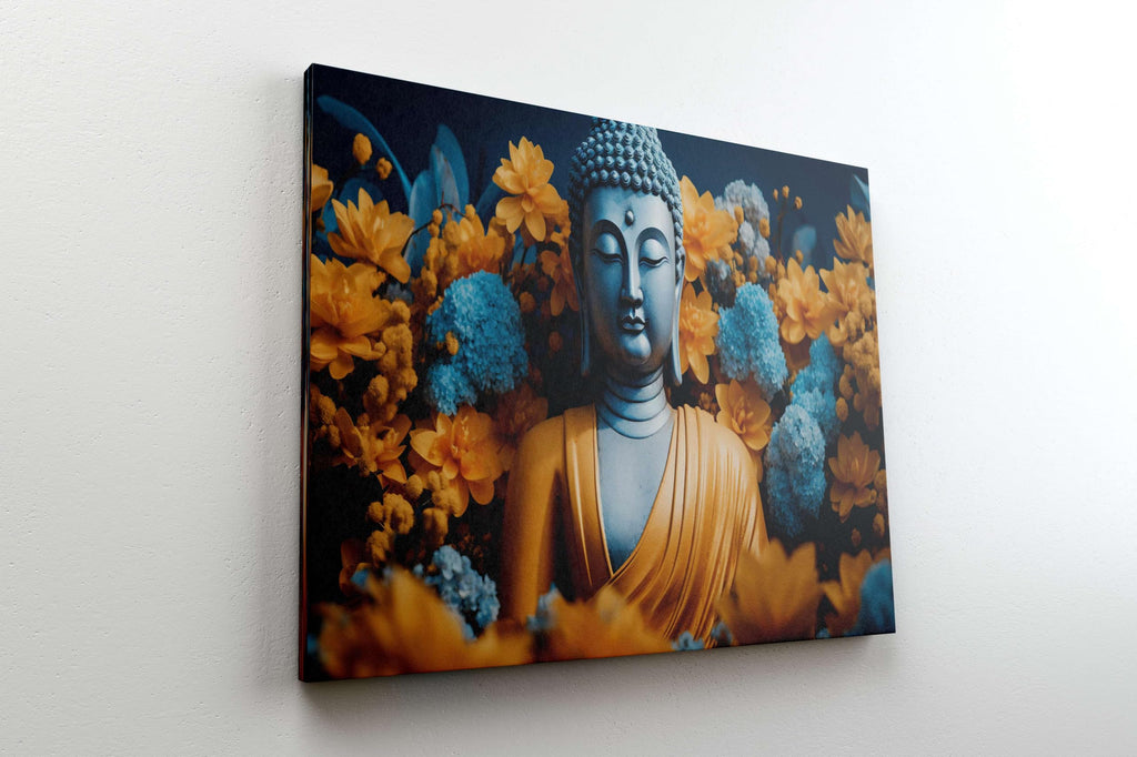 BLACKLUXE LIFESTYLE LTD Buddha Paintings For Wall Decoration With Frame Canvas Painting For Living Room Bedroom Home Office & Hotels - BLACKLUXECRAFTS