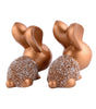 Handmade Golden Bunny Couple Figurines – Luxury Resin Rabbit Statues for Home Décor, Living Room, Office & Gifting (BLACKLUXE CRAFTS) - BLACKLUXECRAFTS