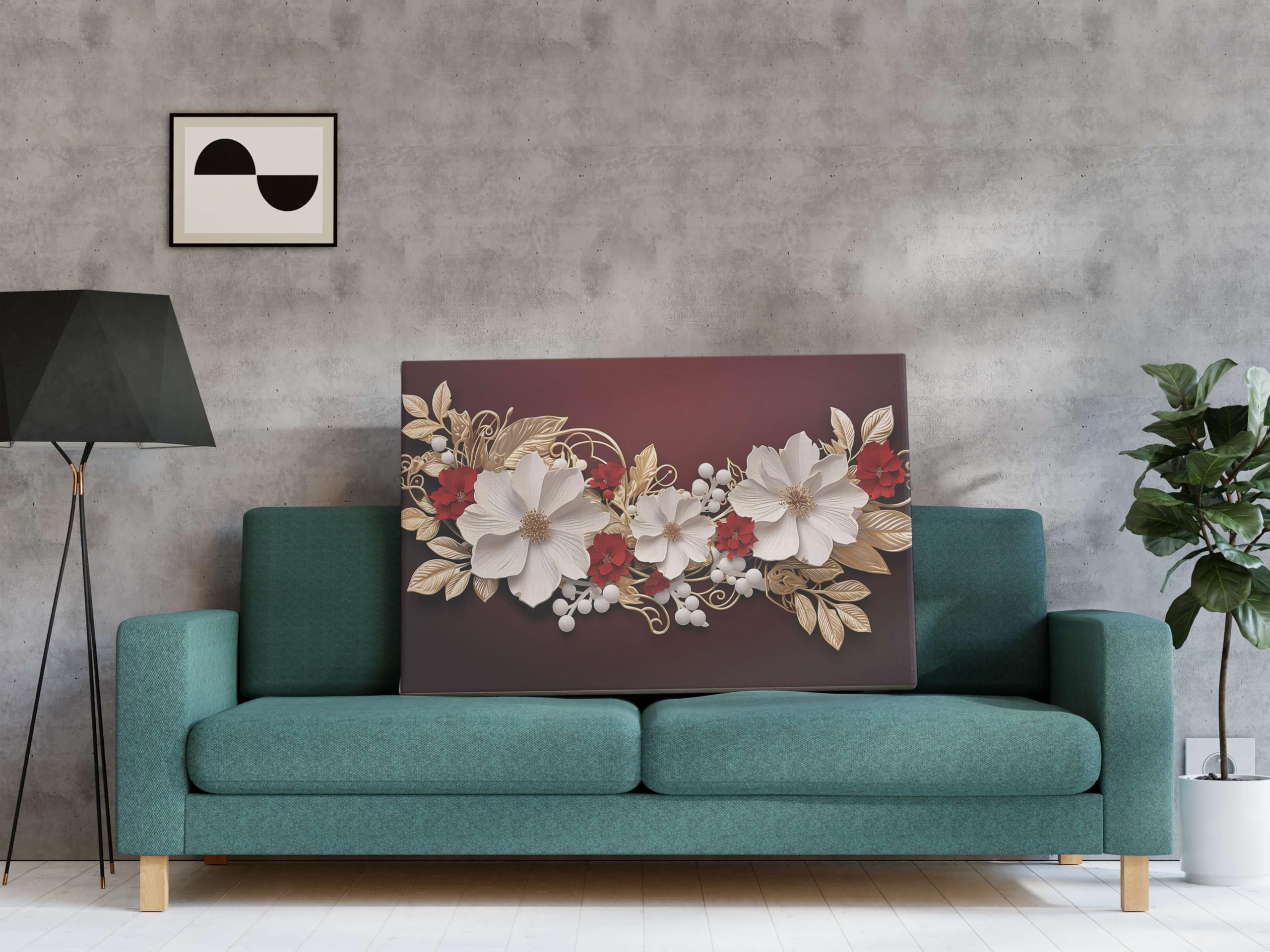 BLACKLUXE LIFESTYLE LTD Mandala Art Painting For Wall Decoration With Frame Canvas Painting For Living Room Bedroom Home Office & Hotels - BLACKLUXECRAFTS
