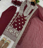 Black Embroidered Pakistani Suit with Heavy Silver Zari & Sequin Work | Designer Salwar Kameez with Dupatta for Women (BLACKLUXE CRAFTS) - BLACKLUXECRAFTS