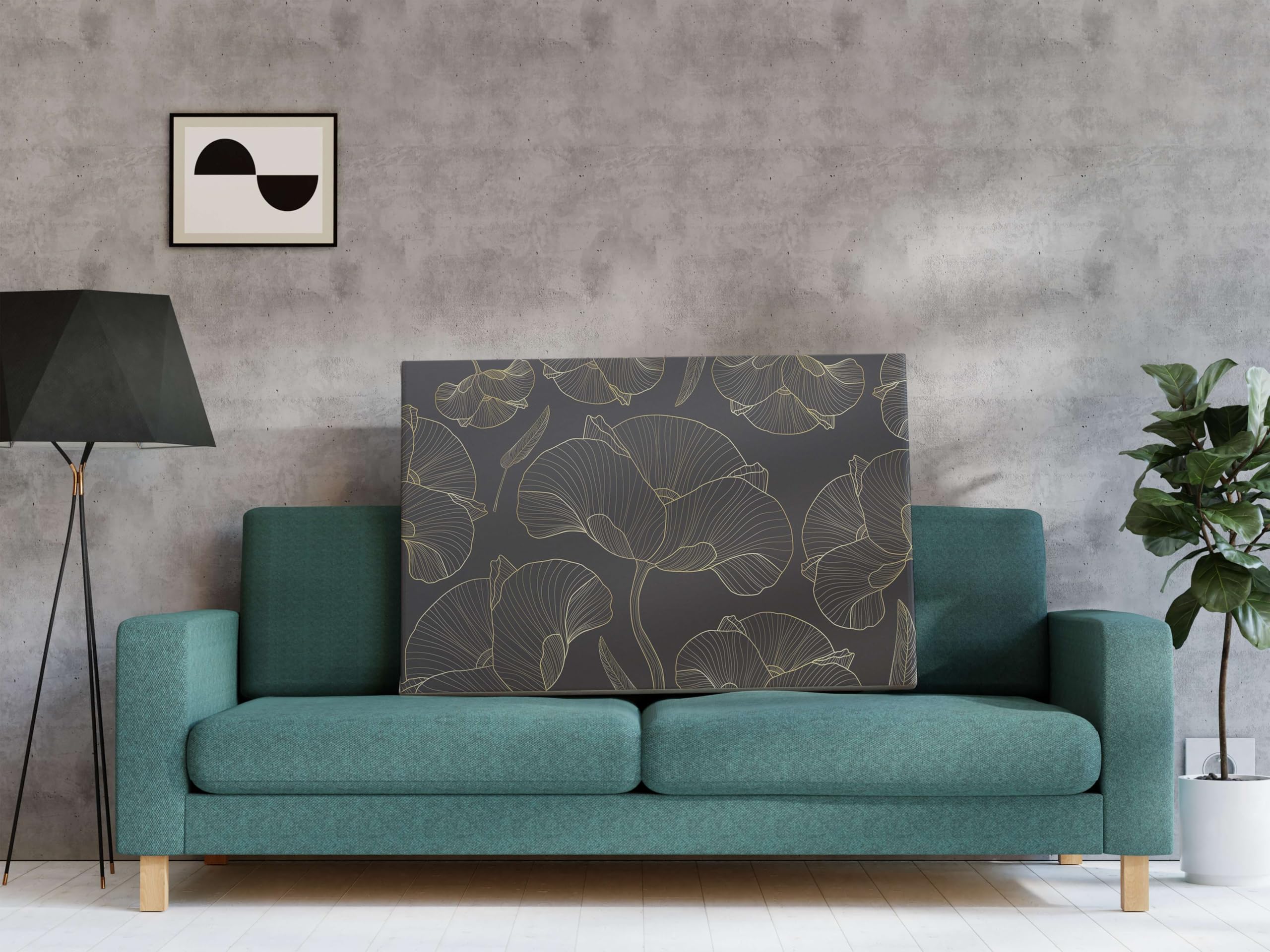 BLACKLUXE LIFESTYLE LTD Flower Paintings For Wall Decoration With Frame Canvas Painting For Living Room Bedroom Home Office & Hotels - BLACKLUXECRAFTS