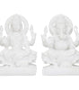 White Marble Finish Lord Ganesha & Goddess Lakshmi Idol Set | Hindu God Statues for Home Décor & Puja
(BLACKLUXE CRAFTS) - BLACKLUXECRAFTS