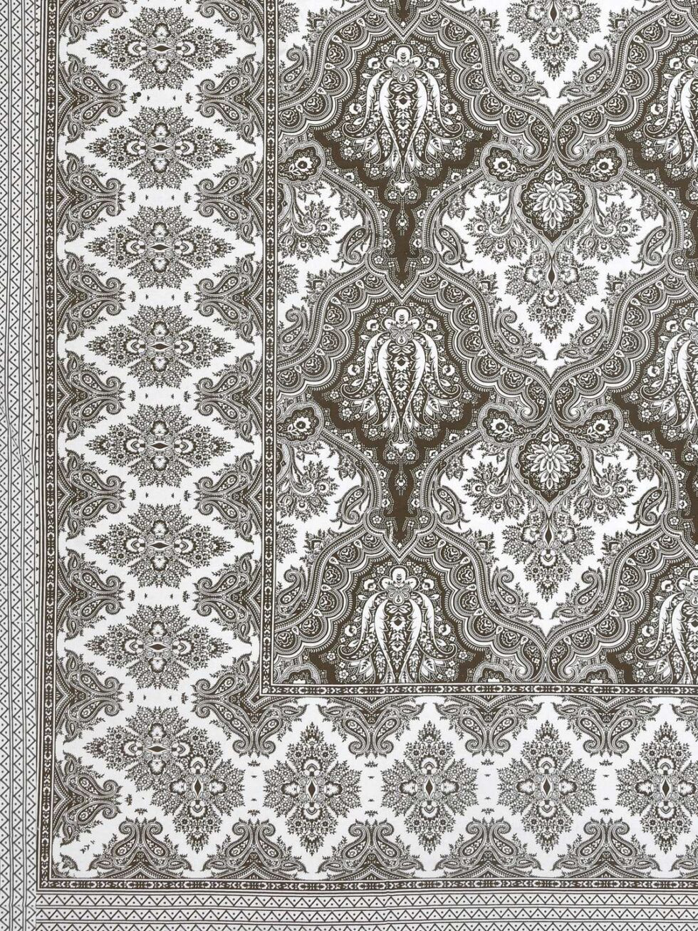 Handmade Cotton Bedsheet with Pillow Covers – Traditional Indian Block Print | King Size Bedspread for Home & Bedroom Decor (BLACKLUXE CRAFTS) - BLACKLUXECRAFTS