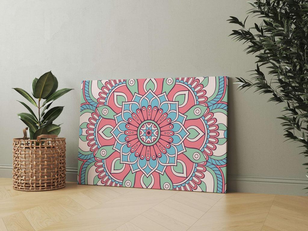 BLACKLUXE LIFESTYLE LTD Mandala Art Painting For Wall Decoration With Frame Canvas Painting For Living Room Bedroom Home Office & Hotels - BLACKLUXECRAFTS