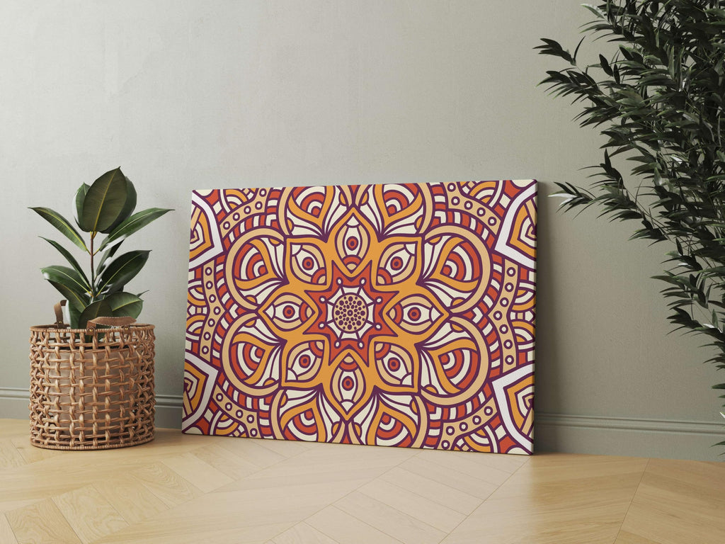 BLACKLUXE LIFESTYLE LTD Mandala Art Painting For Wall Decoration With Frame Canvas Painting For Living Room Bedroom Home Office & Hotels - BLACKLUXECRAFTS